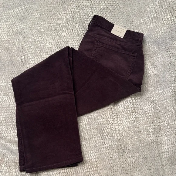 Banana Republic Factory Men's Corduroy Pants - Deep Plum size 33 x 30 - Picture 1 of 7